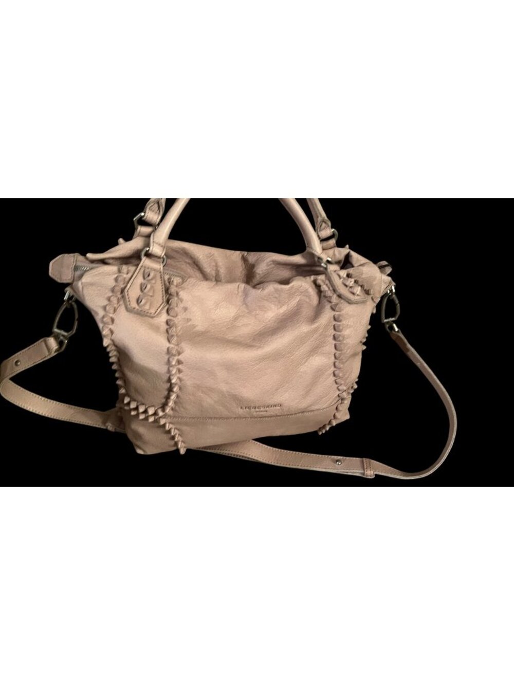 Liebeskind Berlin Beige Leather Bag Crossbody w/Dust Bag